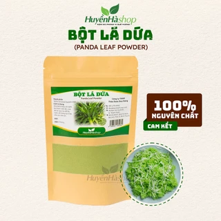 Bột Lá Dứa (Lá Nếp) Nguyên Chất 100% - Bột Tạo Màu Thực Phẩm Tự Nhiên Làm Bánh, Nấu Xôi, Làm Thạch,.. - Huyền Hà Shop