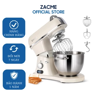 (Hàng Đức) Máy trộn bột ZACME GOURMETMAXX 7L 1500W - - siêu êm ái,  Khuyến mãi tặng máy xay tỏi ớt mini 300k