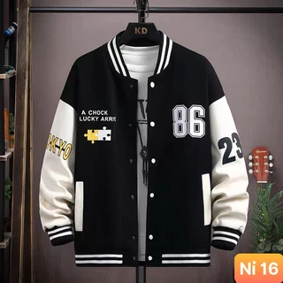 Áo khoác nỉ hoodie nam nữ màu trắng đen form bomber rộng kiểu dáng bóng chày màu trắng đen LAVADO6 nhiều mẫu mới đẹp