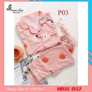 Đồ Bộ Ngủ Pijama Nữ Dài Tay Lụa, Đồ Ngủ Mặc Nhà Pizama Nữ - Phong Cách Hàn Quốc - Sợi Tơ Sữa Cao Cấp Mềm, Mịn