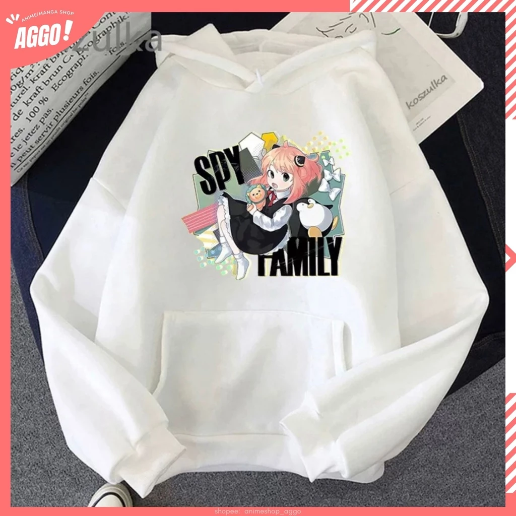 Áo Hoodie Nỉ Anime Spy X Family Anya Forger, Áo Nỉ Dày Dặn Phong Cách Trẻ Trung Năng Đọng Nam Nữ Đủ Size