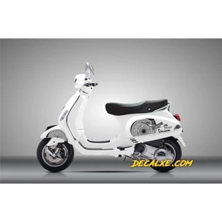 Tem dán xe VESPA LX | Chất Liệu Decal Cao Cấp Chống Nước, Bền Màu, Cắt Khuôn Sẵn Dễ Dán | VESPALX-TrongDong