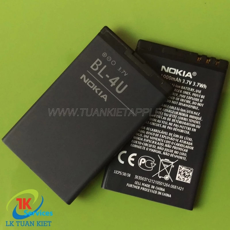 Pin Nokia BL-4U (1000mAh) dung lượng cao bảo hành 1 đổi 1