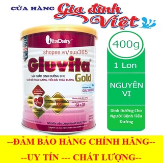 Sữa Gluvita Gold_400g - Dành cho người bị tiểu đường - Date Luôn Mới