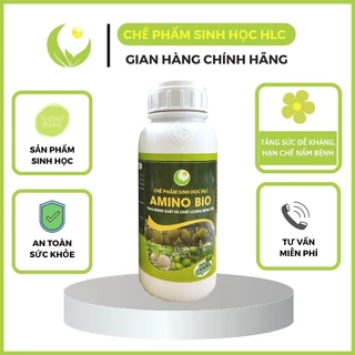 Phân bón sinh học Amino, dinh dưỡng tổng hợp  giúp cây khoẻ, xanh lá, mập chồi, nhú đọt chai 500ml