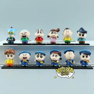 Mô hình Shin Cậu bé bút chì - Set Shin - Shinnosuke - Nohara Shinchan Kazama Toru Sakurada Nene Sato Masao Bo - Cao 3cm