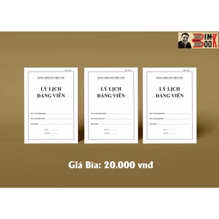 Sách_(Đen trắng)LÝ LỊCH ĐẢNG VIÊN - Phạm Thị Thinh biên soạn -Đảng Cộng sản Việt Nam - NXB. Chính trị Quốc gia Sự thật