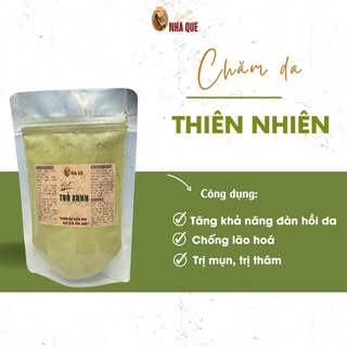 Bột trà xanh đắp mặt nguyên chất 100gr