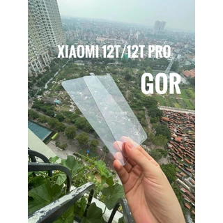 Bộ 2 kính cường lực GOR Xiaomi 12T, 12T Pro trong suốt chính hãng Gor ( 2 miếng)