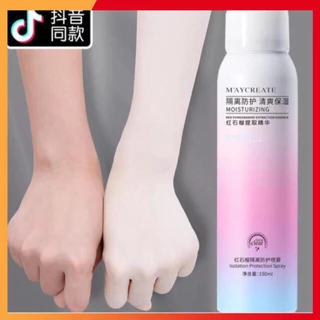 Kem chống nắng xịt body trắng da chính hãng Maycreate, Chai xịt chống nắng trắng da hàng nội địa Trung 150ml