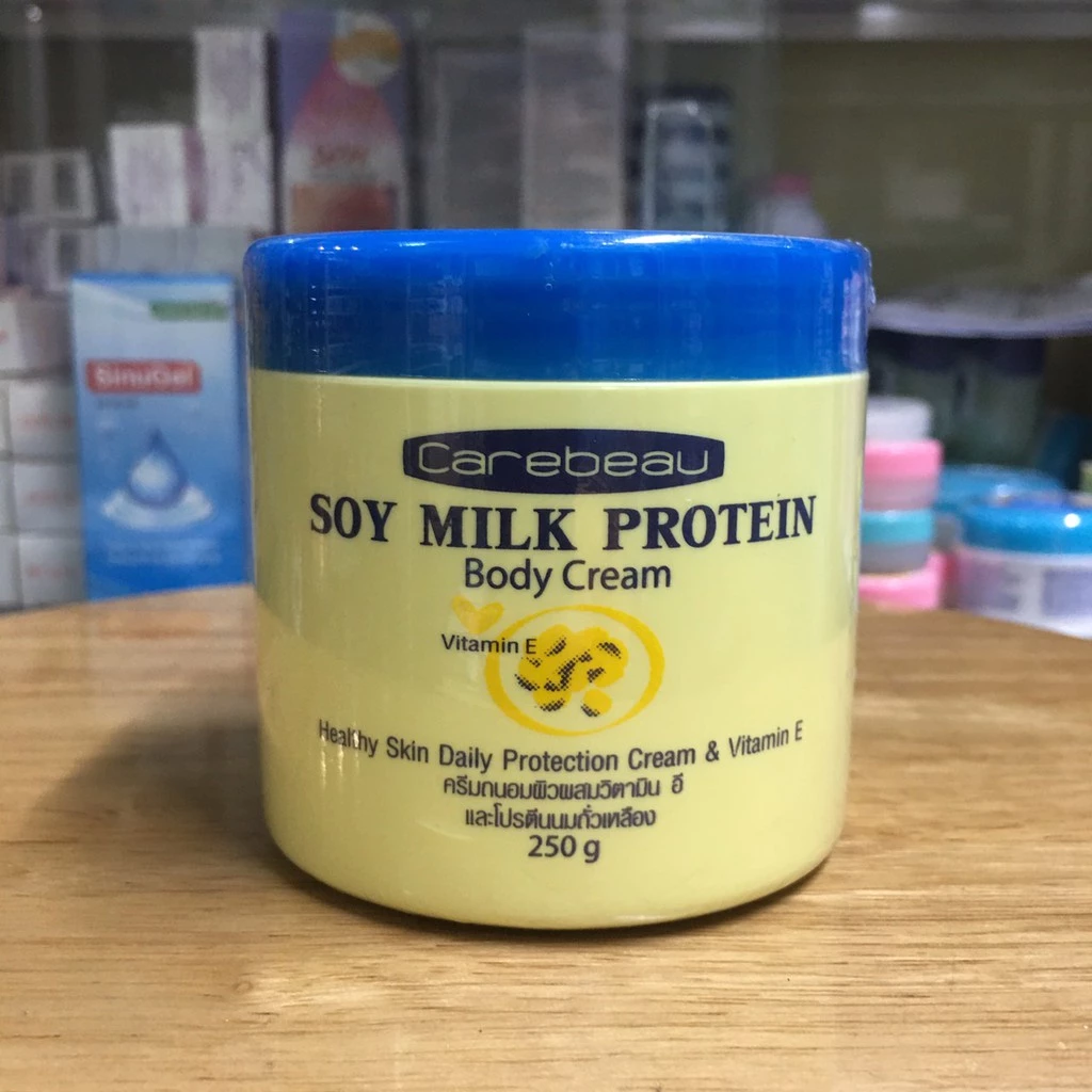 Kem Dưỡng Trắng Da Carebeau Soy Milk Protein 250g