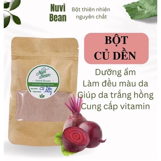 Túi 100g/200g bột củ dền Handmade - Dưỡng trắng, mờ thâm, làm sáng da, dưỡng ẩm