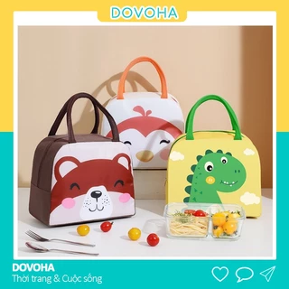 Túi đựng cơm giữ nhiệt văn phòng size lớn cute dễ thương chống thấm nước DOVOHA TV19