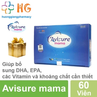 Viên uống Avisure mama - Bổ sung DHA, EPA, các Vitamin, khoáng chất cần thiết trước và sau sinh -Chính Hãng