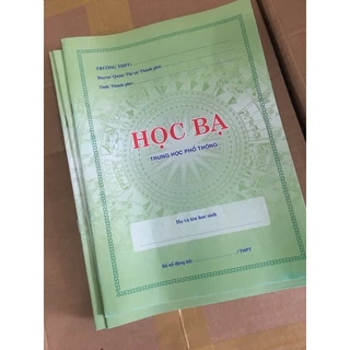 Học Bạ THPT Mới