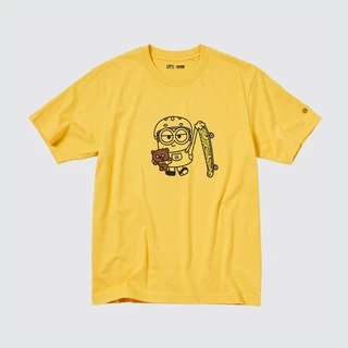 Uniqlo Áo Thun Ngắn Tay In Hình Minions Thời Trang Cho Nam / Nữ (UT) 458241