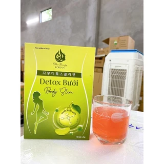 Trà bưởi detox body slim Hộp 15 gói giảm cân ,giữ dáng, đẹp da, đào thải mỡ thừa