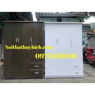 Tủ quần áo Nhựa Đài Loan 3 cánh (1m25x1m8x48) Freeship Tphcm