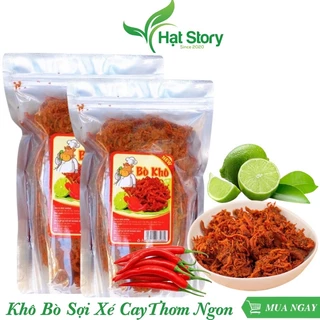 500Gr Khô Bò Sợi Xé Cay| Hàng Loại 1, Thơm Ngon Như Hình