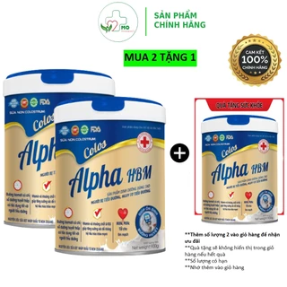 [Mua 2 tặng 1] Sữa non dành cho người bị tiểu đường Alpha HBM 900g - Minh Quân Pharmacy