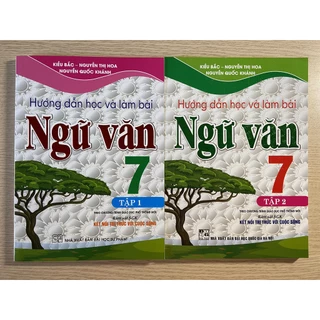 Sách - Combo 2 tập Hướng dẫn học và làm bài Ngữ Văn 7 ( bám sát SGK Kết Nối tri thức với cuộc sống)