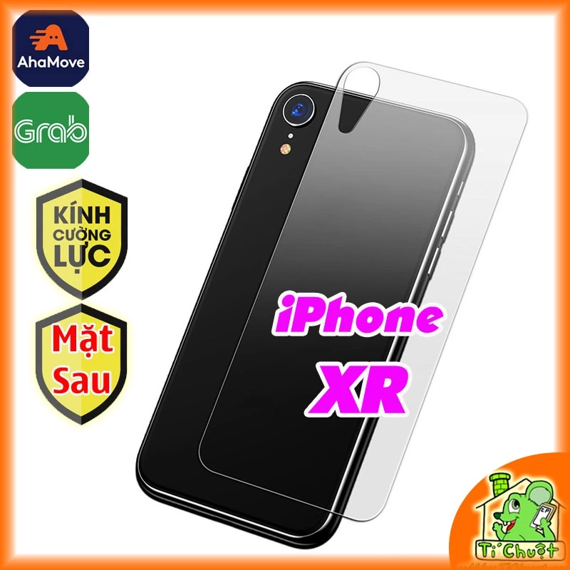 Kính CL iPhone XR MẶT SAU - Không FULL, Cường Lực 2.5D-9H-0.26mm