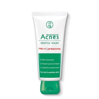 Gel Rửa Mặt Acnes Gentle Wash PHA 1% - Cân Bằng PH Ngăn Ngừa Mụn 25g