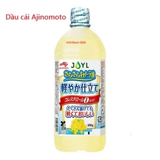 Dầu ăn hoa cải ajinomoto date T6/2025 mẫu mới