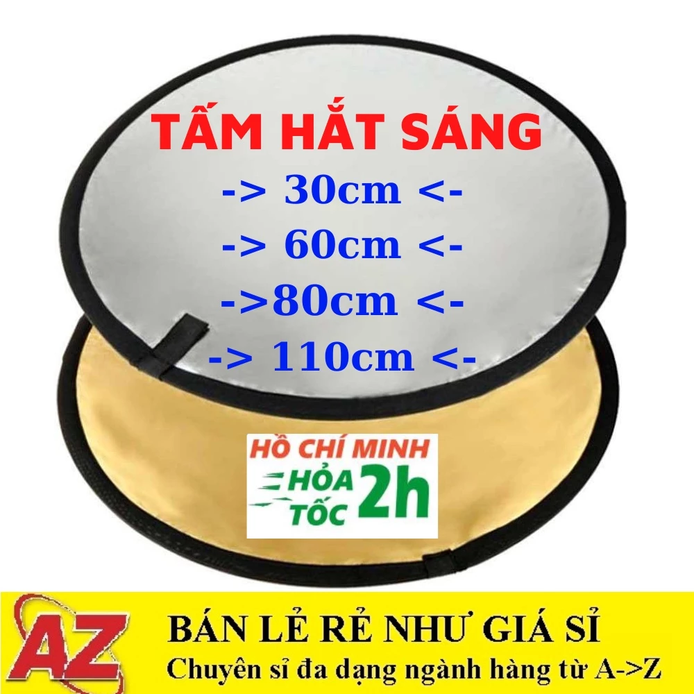 Tấm Hắt Sáng 2in1 Tròn, Miếng Hắt Sáng 2 Trong 1 Chụp Ảnh Chuyên Nghiệp