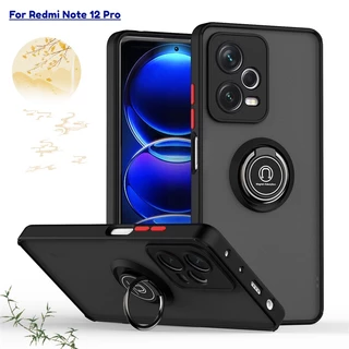 Ốp Điện Thoại Dạng Giáp Cứng Chống Sốc Có Vòng Đỡ Nam Châm Cho Mi Redmi Note 12 Pro 5G Note 12 Pro + Plus