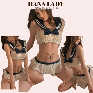 Đồ ngủ cosplay sexy nữ sinh - Đầm ngủ gợi cảm thủy thủ đáng yêu CP283