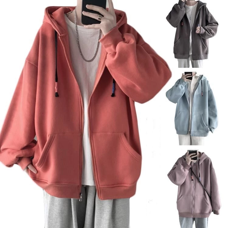 Áo Hoodie nam nữ, áo khoác nỉ có khoá kéo chất liệu cao cấp phong cách thời trang