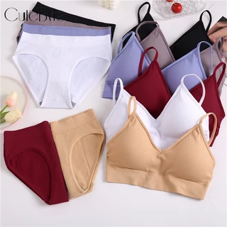 Cute Byte Bộ đồ lót mềm không đường may thoải mái cho nữ S-XL