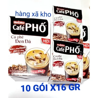 Cà phê đen đá MacCoffee Café Phố 160g ( 10 gói). Hsd:1/26