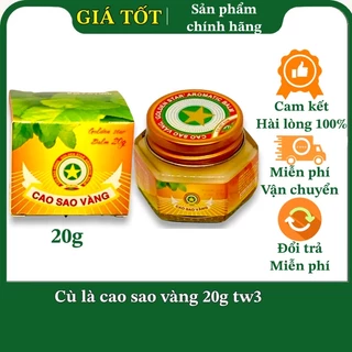 (date 2029 Giá Sĩ) Cao Sao Vàng TW3 20g-Chính Hãng