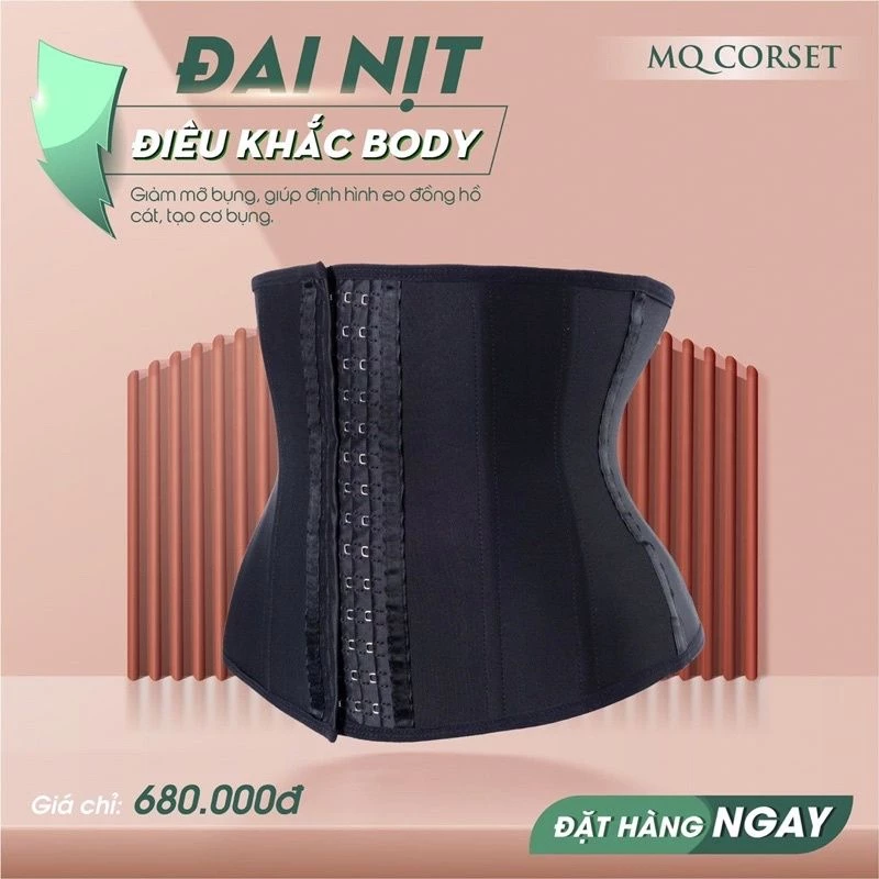 [GÓC THANH LÝ] PASS NHANH ĐAI NỊT ĐIÊU KHẮC CHÍNH HÁNG MQ SIZE XL MÀU ĐEN