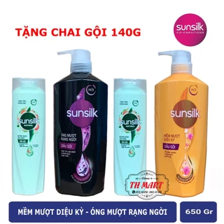 Dầu Gội Đầu Sunsilk Mềm Mượt Diệu Kỳ Óng Mượt Rạng Ngời ( tặng chai gội 140g)