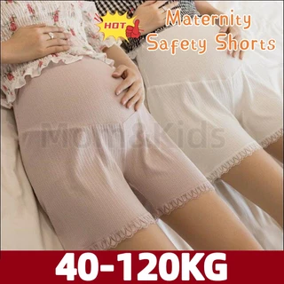 Quần Short Legging Lưng Cao Dáng Rộng Plus Size Cho Mẹ Bầu 40-120KG