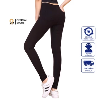 Quần legging nữ M9 cạp cao co giãn