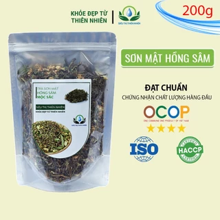 Trà sơn mật hồng sâm mộc sắc gói 200g