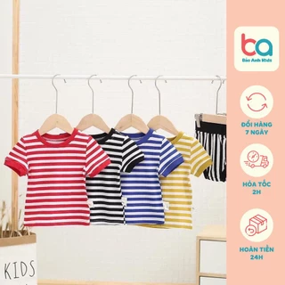 Bộ Chip Sọc Cho Bé Gái Bé Trai Minky Mom Chất Cotton Co Giãn Tốt Mềm Mịn, Bộ Mặc Nhà Cho Bé - CHIPSOC1