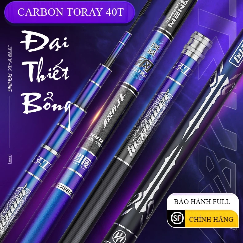 Cần Câu Tay CHUANGWEI TR&V Lăng Thiên Đại Thiết Bổng - Siêu Cứng Chuyên Săn Hàng Tốc Độ Nhanh 6H - CW08