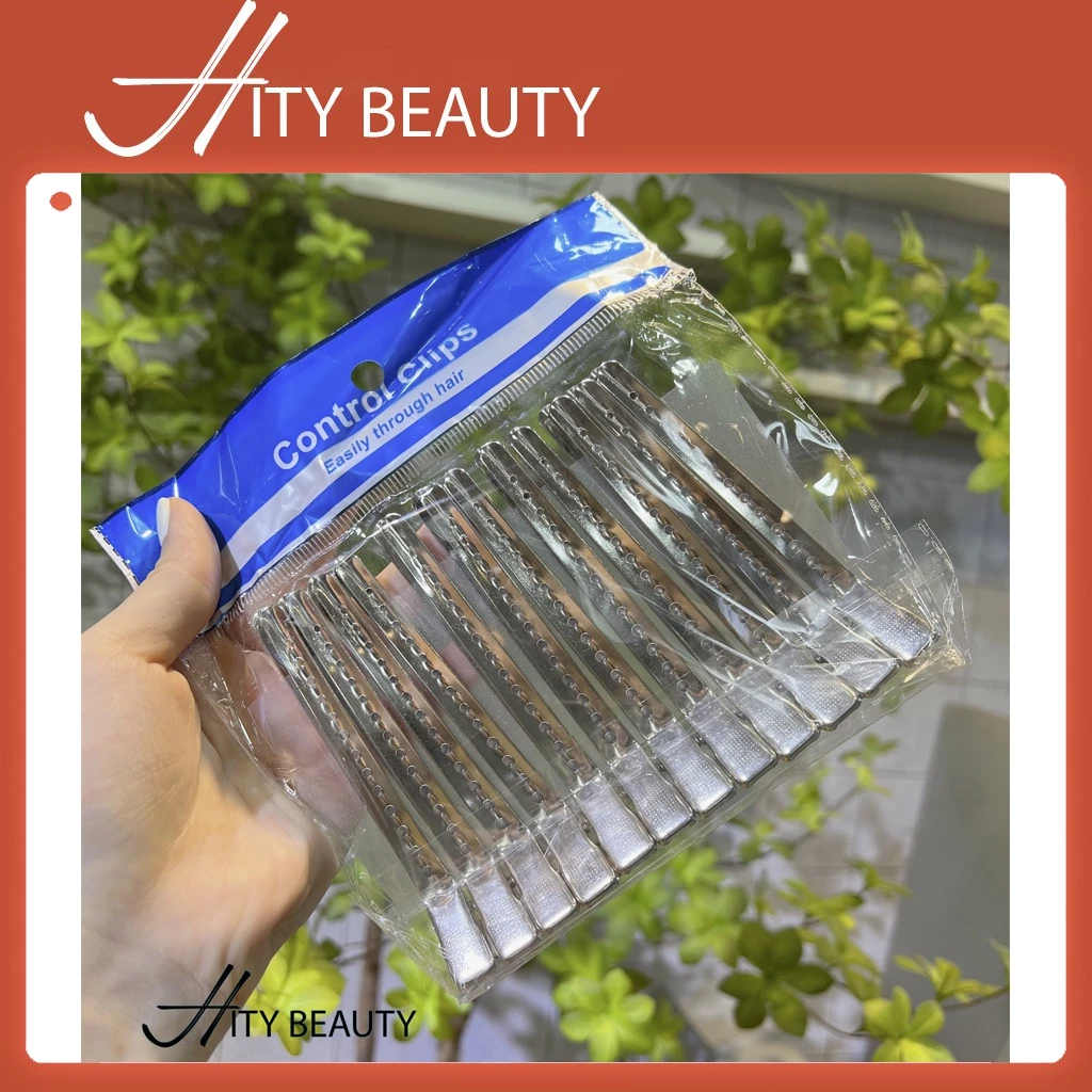 [2 Size] Set 12 KẸP SÓNG NƯỚC đủ size cao cấp, học makeup làm tóc chuyên nghiệp, cá nhân - Hity Beauty