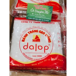 Bánh Tráng Gạo Mỏng DALOP Bình Định Gói Chả Giò, Nhúng Cuốn Thịt - Đặc sản Miền Trung Út Duyên