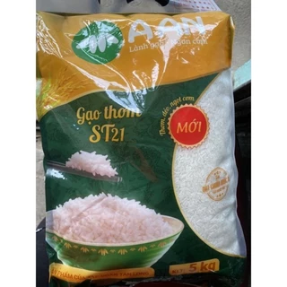 gạo thơm aan st21 túi 5kg