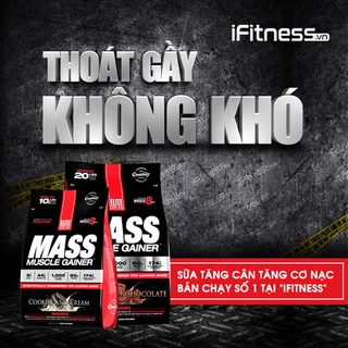 Sữa Tăng Cân Tăng Cơ Nạc Elite Labs Mass Muscle Gainer 20.44 lbs (9.275kg)