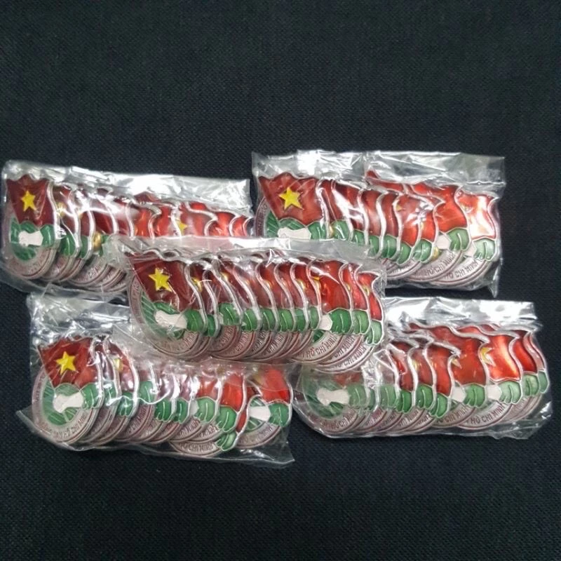 Combo 10 cái Huy Hiệu Đoàn Thanh Niên Việt Nam (nhôm