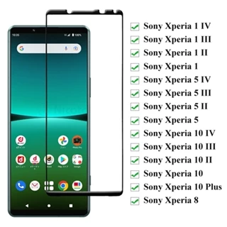 Kính Cường Lực Bảo Vệ Toàn Màn Hình Cho Sony Xperia 1IV 5Ipro 10 IV III II 8 10 Plus