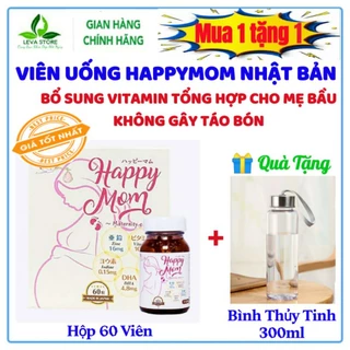 ✔️️️[Hàng Chính Hãng] Viên Uống Happy Mom Jpanwell Bổ Sung Vitamin Cho Phụ Nữ Mang Thai (Hộp 60 Viên)