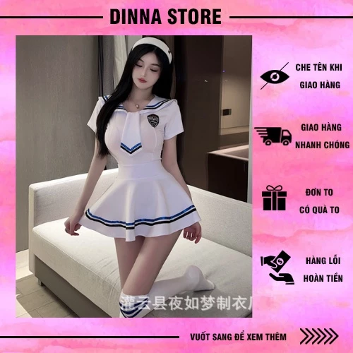 Cosplay hóa trang học sinh thủy thủ xinh xắn dễ thương sexy gợi cảm